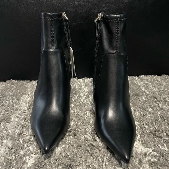 NWT Zara Golden Heel Ankle Boots - Picture 4 of 10